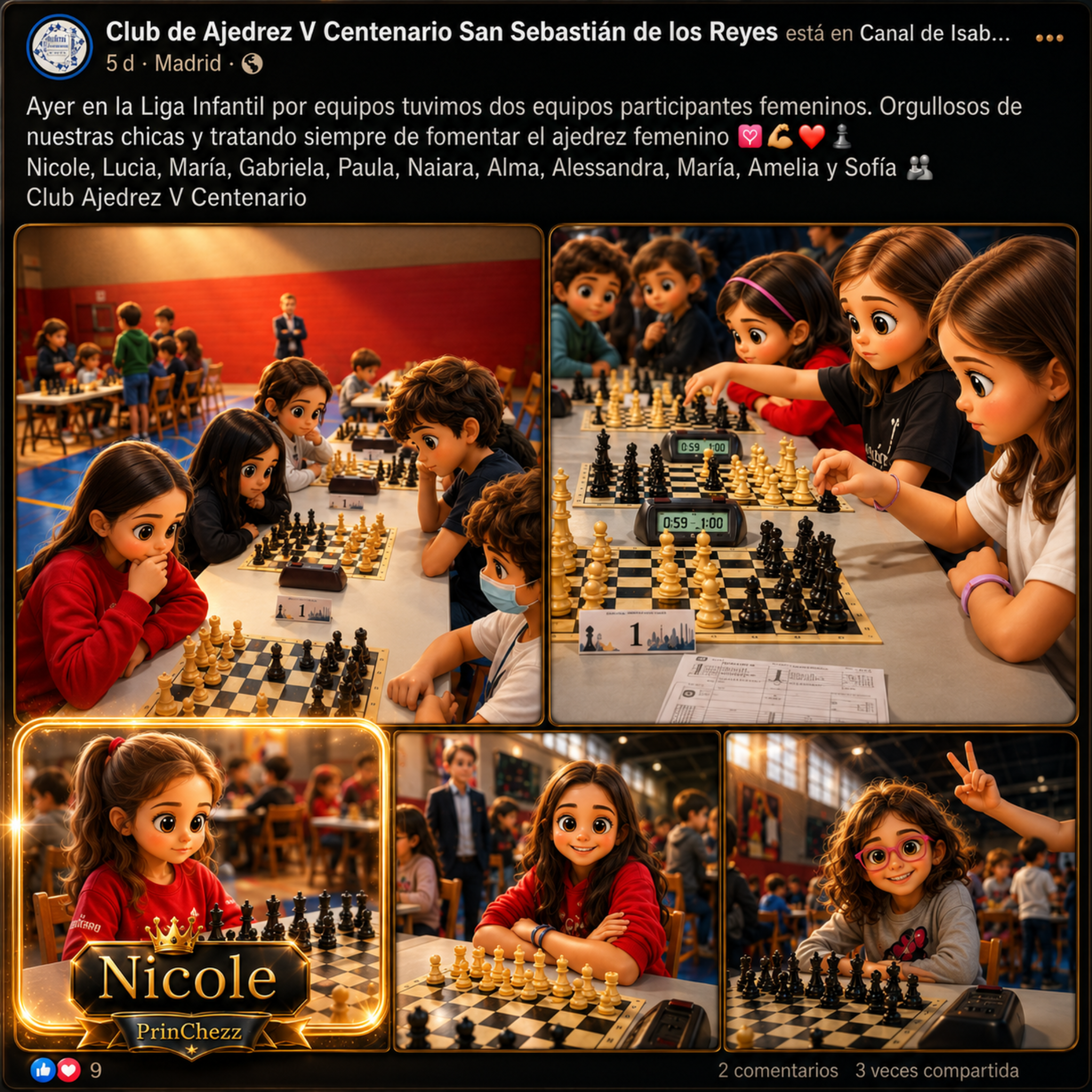 Liga Infantil por Equipos Comunidad de Madrid 2026